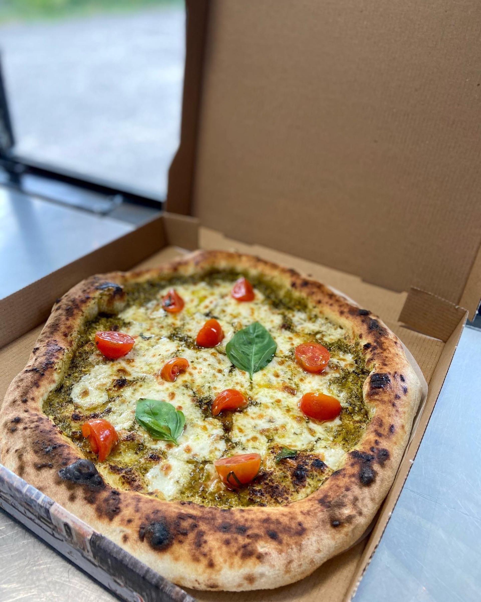 Pizza Pesto Pistacchio